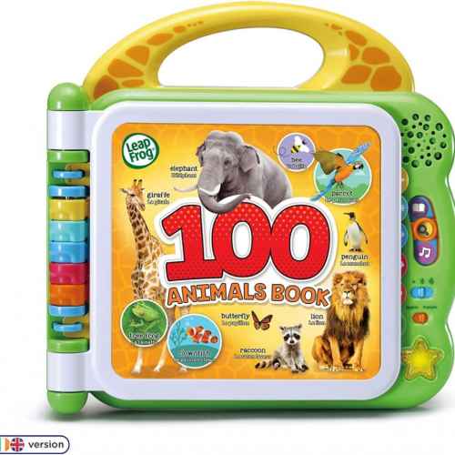 Интерактивна играчка Vtech, Leap Frog, Занимателна книжка 100 животни