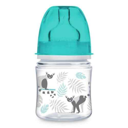 Антиколик шише с широко гърло Canpol In The Clouds 120 мл, зелено