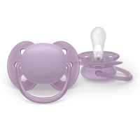 2 бр. залъгалки Philips Avent Ultra Soft 6-18м, пастелни момиче-6F372.jpeg