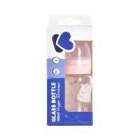 Шише стъклено Kikka Boo 120 мл Hippo Dreams, Pink-6JfEC.jpeg