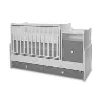 Бебешко легло Lorelli Trend Plus New 3-box, Бяло/ stone grey-6Kd9Z.jpeg
