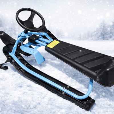 Детска шейна с кормило Babyhome Гега, синя