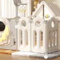 Детска къщичка с ограда и баскетболен кош Feelkids, Космонавт-6XAHy.jpeg