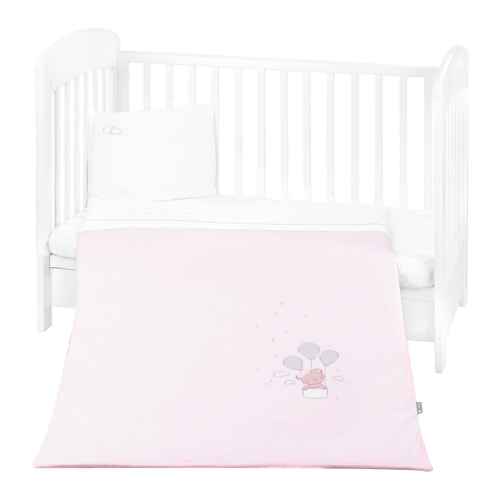 Бебешки спален комплект с бродерия Kikka Boo 5 части Dream Big, Pink