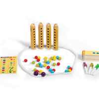 Дървена игра Hape, Bamboo Rapido, бамбукови пръчки и цветови комбинации-6hYZ6.jpeg