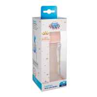 Антиколик шише с широко гърло Canpol Easy Start ROYAL BABY 240 мл, розово-6iCCL.jpg