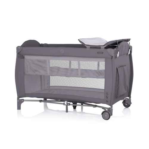 Бебешка преносима кошара Chipolino Бела, Тъмносива