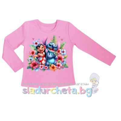 Детска блуза Мариела, розова