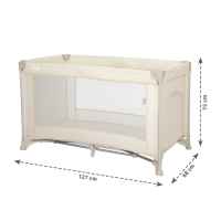 Бебешка кошара Lorelli TORINO 1 Ниво, Beige-6w6FW.jpeg
