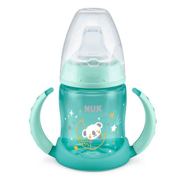 Чаша с мек накрайник NUK First Choice Glow in the Dark 150мл. 6-18м., синя-6wXv7.jpeg