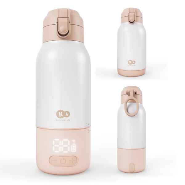 Термос за подгряване на мляко 2в1 KinderKraft Gaja, Beige-6zMxA.jpeg