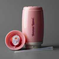 Неразливаща се термочаша с гъвкава силиконова сламка Insulated Straw Cup, с клапа против протичане и с плъзгащо се капаче-78mqM.jpeg