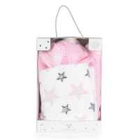 Одеяло Cangaroo 90/75 см с възглавница Sleepy Bear, розов-7BKoW.jpeg