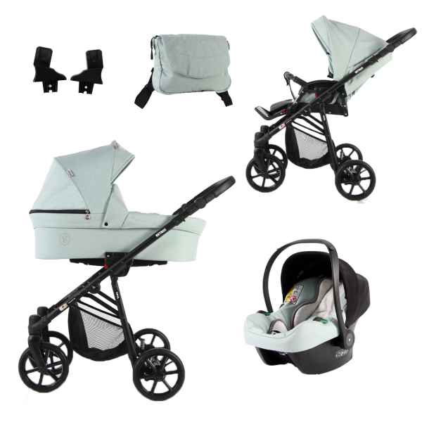 Бебешка количка 3в1 Retrus Vaya, Mint len 2024-7EGuh.jpeg