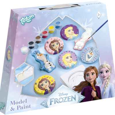 Творчески комплект Totum, Frozen, Направи си сам гипсови фигурки