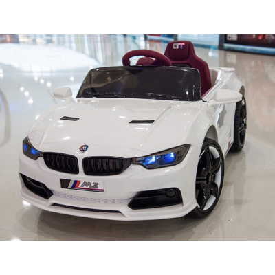 Акумулаторна кола JJ BMW M3, бял металик