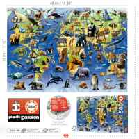 Пъзел Educa, Сто застрашени вида, 500 части-7uSe7.jpeg