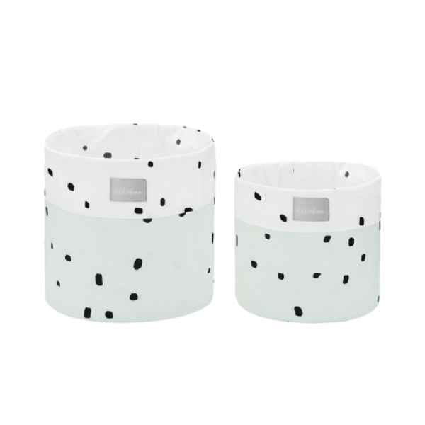 Комплект кош за аксесоари 2 бр Kikka Boo, 18см и 14см Bear with me Mint-7v4fL.jpeg