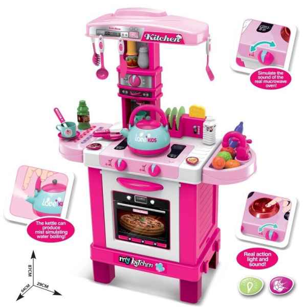 Детска индукционна кухня с чайник Buba, Розова-7wxey.jpg