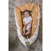 Бебешко гнездо Bubaba Макси, Жълто сърце-8B9al.jpeg