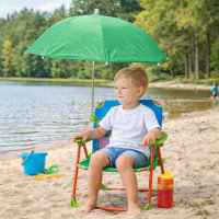 Сгъваемо детско столче Ginger Toffy с чадър, за плаж, градина и къмпинг-8DG8O.jpeg