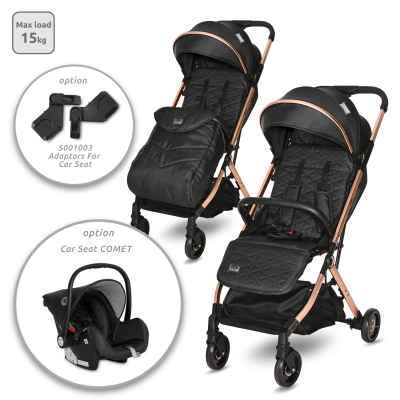 Лятна бебешка количка Lorelli Myla, Black
