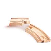 Дървен комплект Hape, Къса железопътна извита релса, 4 броя-8SEAg.jpeg