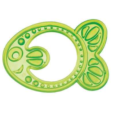 Гъвкава чесалка 0м+ Canpol, зелена рибка