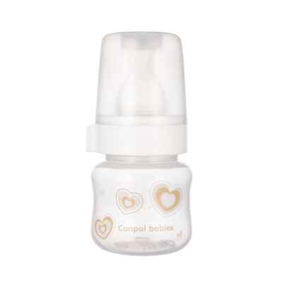 Антиколик шише Canpol за коластра/формула/, 60мл, бежово