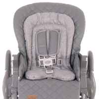 Столче за хранене еко кожа Lorelli BELLISSIMO COOL, GREY-8aj6H.jpg