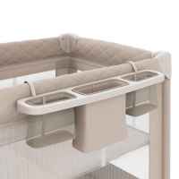 Бебешка сгъваема кошара KinderKraft LEODY UP, с аксесоари, Beige-8cAhk.jpeg