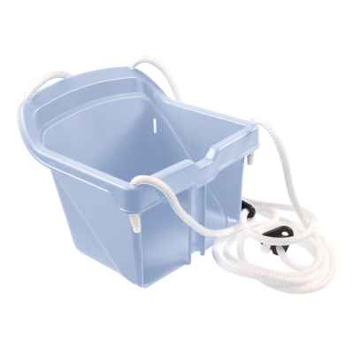 Люлка с въжета Mochtoys Safe, пастел син