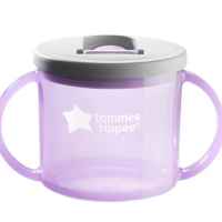 Чаша с твърд накрайник Tommee Tippee FIRST CUP 4 м+, лилава-8h8cl.jpeg