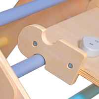 Пиклер триъгълник 2 в 1 Ginger Home, Дървена катерушка и пързалка-8hxoH.jpeg