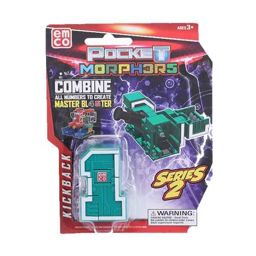 Джобен трансформър Pocket Morphers - цифра 1, серия 2