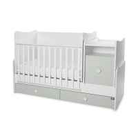 Бебешко легло Lorelli Trend Plus New 3-box, Бяло/ milky green-8pGb4.jpeg