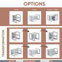 Детска маса и стола 3 в 1 Ginger Home Монтесори, дървена бяло и сиво-8pdFW.jpeg