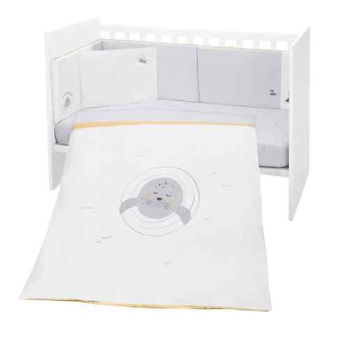 Бебешки спален комплект 6 части Kikka Boo Seally Me 60/120