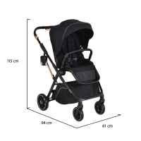 Лятна бебешка количка Moni Bingo, Anthracite-8yzeq.jpeg