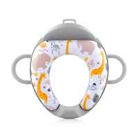 Мека приставка с облегалка Lorelli, GREY ANIMALS-91v9D.jpg