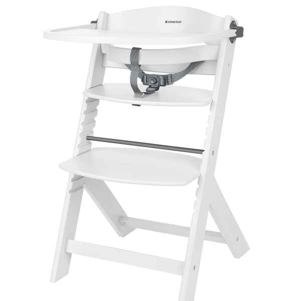 Дървено столче за храненe Kikka Boo Nordy, White-92dwX.jpeg