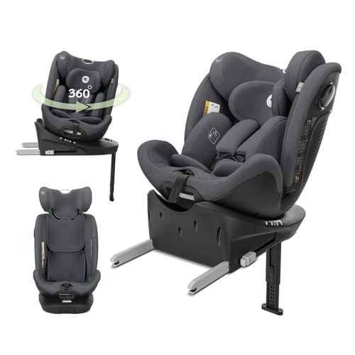 Столче за кола Lorelli Perseus i-Size ISOFIX Support Leg 360, Grey