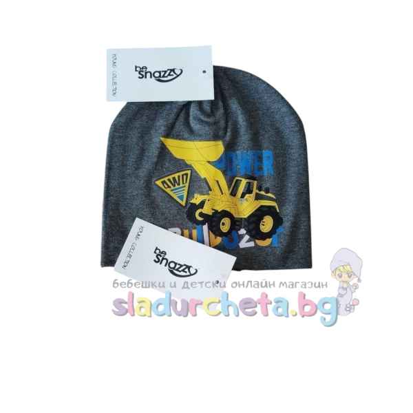 Детска шапка Be Snazzy, Графит с камион-9D9AE.jpeg