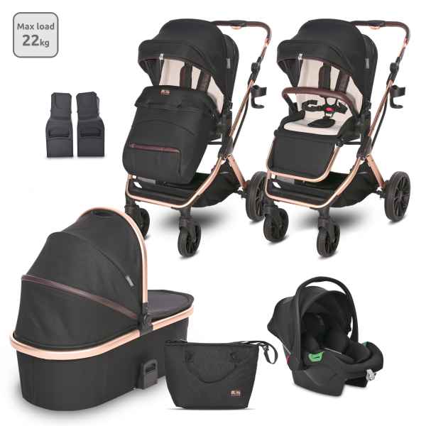 Комбинирана бебешка количка 3в1 Lorelli Glory, Black Diamond + Адаптори-9JNlh.jpeg