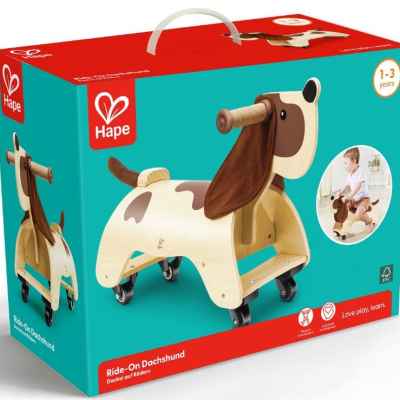 Дървена играчка Hape, Дакел за езда