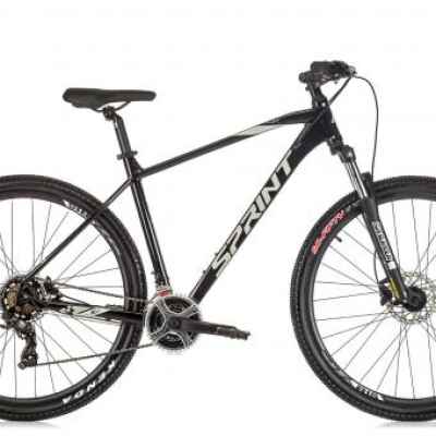 Велосипед Sprint Maverick 27.5, Черен гланц/сиво