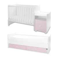 Бебешко легло Lorelli Trend Plus New 3-box, Бяло/Orchid Pink-9XCqs.jpeg