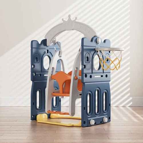 Детска пластмасова люлка Feelkids, синя