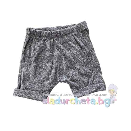 Бебешки къс панталон Д.д. текс, графит