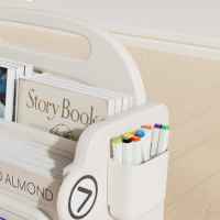 Детски подвижен органайзер с дъска за рисуване Feelkids, Сива кола-9vH5b.jpeg